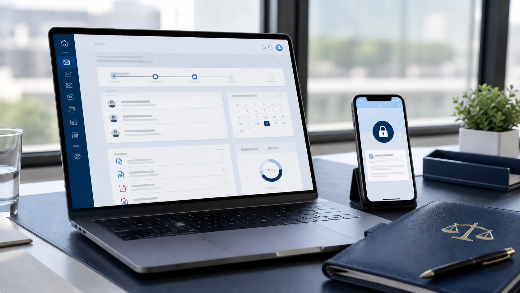 Portal digital seguro para acompanhamento do cliente